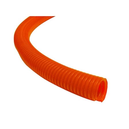 Kable Kontrol® Convoluted Split Wire Loom Tubing - 3/4 Inside Diameter - 10' Length - Orange